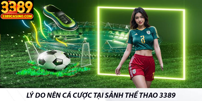 Lý do nên cá cược tại sảnh thể thao 3389